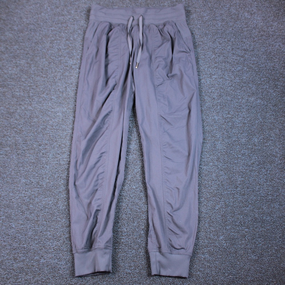 Lululemon Joggers Womens 6 Grey Dance Studio Mid-Rise Full Length Active LW5ENMS